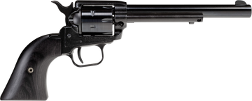 Heritage Mfg RR22B6-BBK Rough Rider 22 LR 6.50" 6-Shot SAO Revolver - Black Oxide/Black Laminate