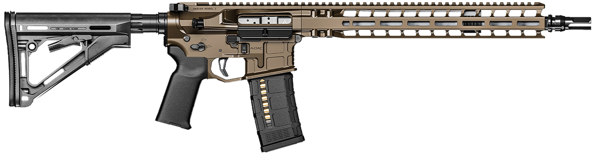 Radian Weapons Model 1 Carbine 223 Wylde 14.5" 30+1 Semi-Auto AR-15 Rifle - Radian Brown