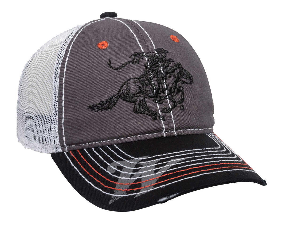 Outdoor Cap Winchester Cotton Twill Black/Charcoal/White Unstructured OSFA