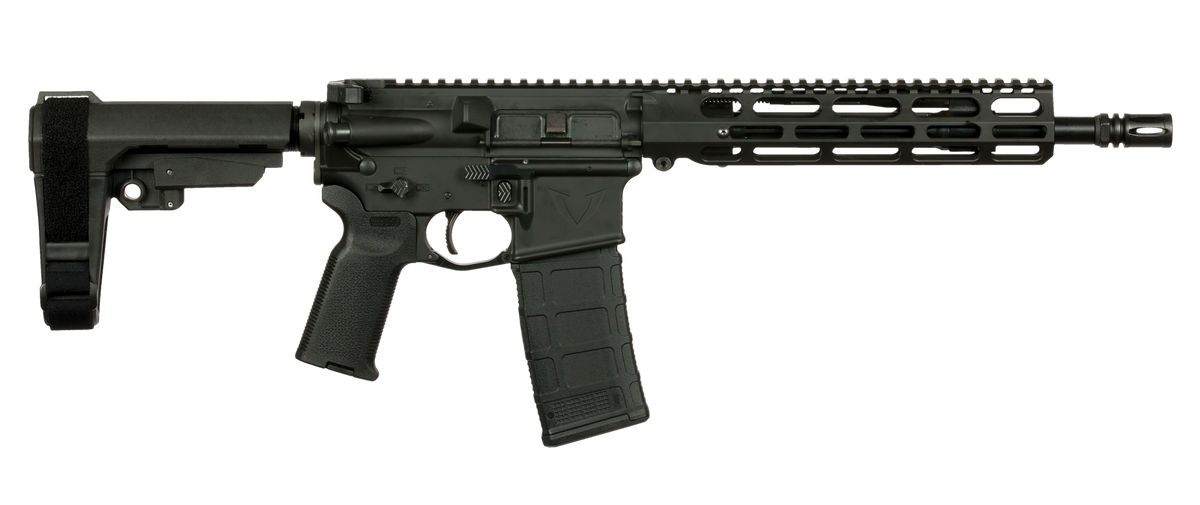 VKTR Industries VK-1 5.56 NATO 11.5" 30+1 Semi-Auto Pistol - Armor Black