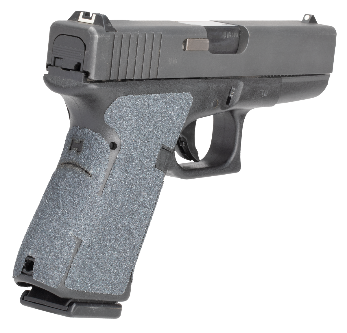 Hogue 17179 Wrapter Adhesive Pistol Grip Heavy Grit Black - Glock 17, 17 MOS, 19X, 34 MOS, 45, 45 MOS Gen 5 (No Backstrap)