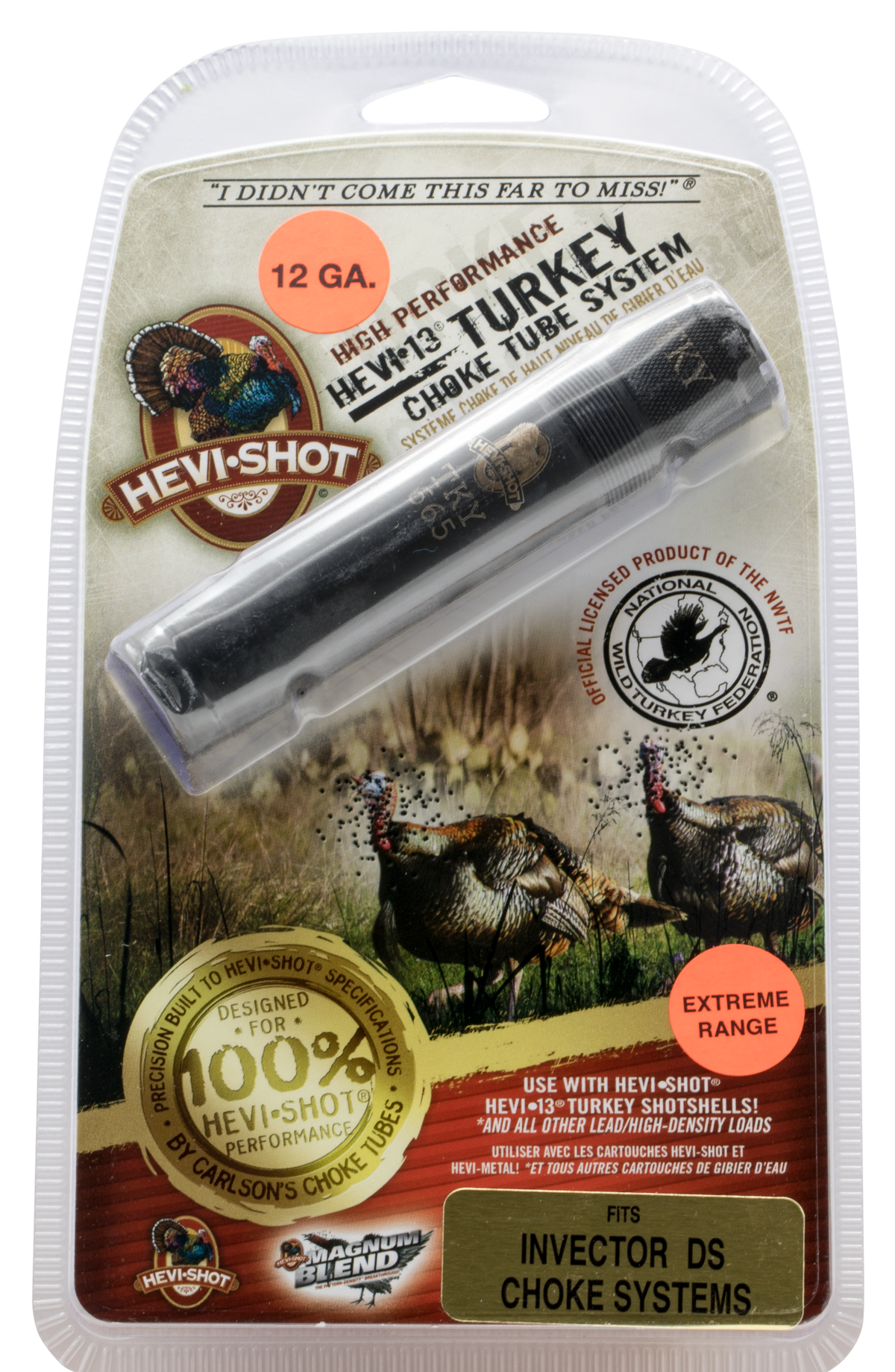 Hevishot Hevi-Choke Turkey 12 Gauge Invector-DS Non-Ported Choke Tube