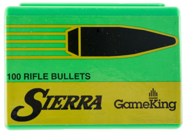 Sierra GameKing .264 6.5 Creedmoor 130gr HPBT Reloading Bullets - 100/Box