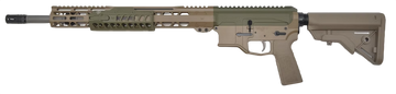 Bilson Arms BA-15FC 22 ARC 18 in 20+1 Semi-Auto Rifle - FDE/Sniper Green