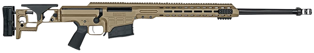 Barrett MRAD 338 Lapua Mag 26" 10+1 Bolt Action Rifle - Flat Dark Earth Cerakote - Folding Stock