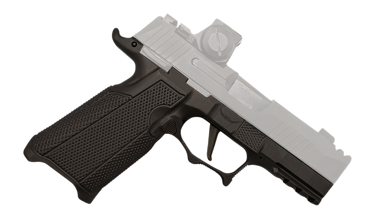 Icarus Precision ACE 365 311 SFT 9mm Left Hand Black Anodized Grip Frame