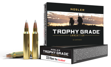 Nosler Trophy Grade 223 Rem 70gr AccuBond Soft Point - Box or Case