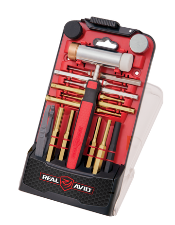 Real Avid Accu-Punch Hammer & Punch Set Brass/Nylon/Steel Universal