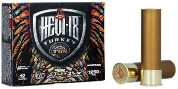 Hevishot HEVI-18 TSS Turkey 12 Gauge 3.5" 2-1/4 oz 7 Shot 1250 fps - Box or Case