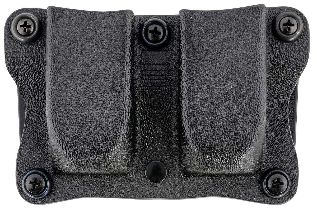 DeSantis Gunhide Quantico Double Mag Pouch OWB Kydex Belt Clip Sig P365 1.50" Belt Ambidextrous Black