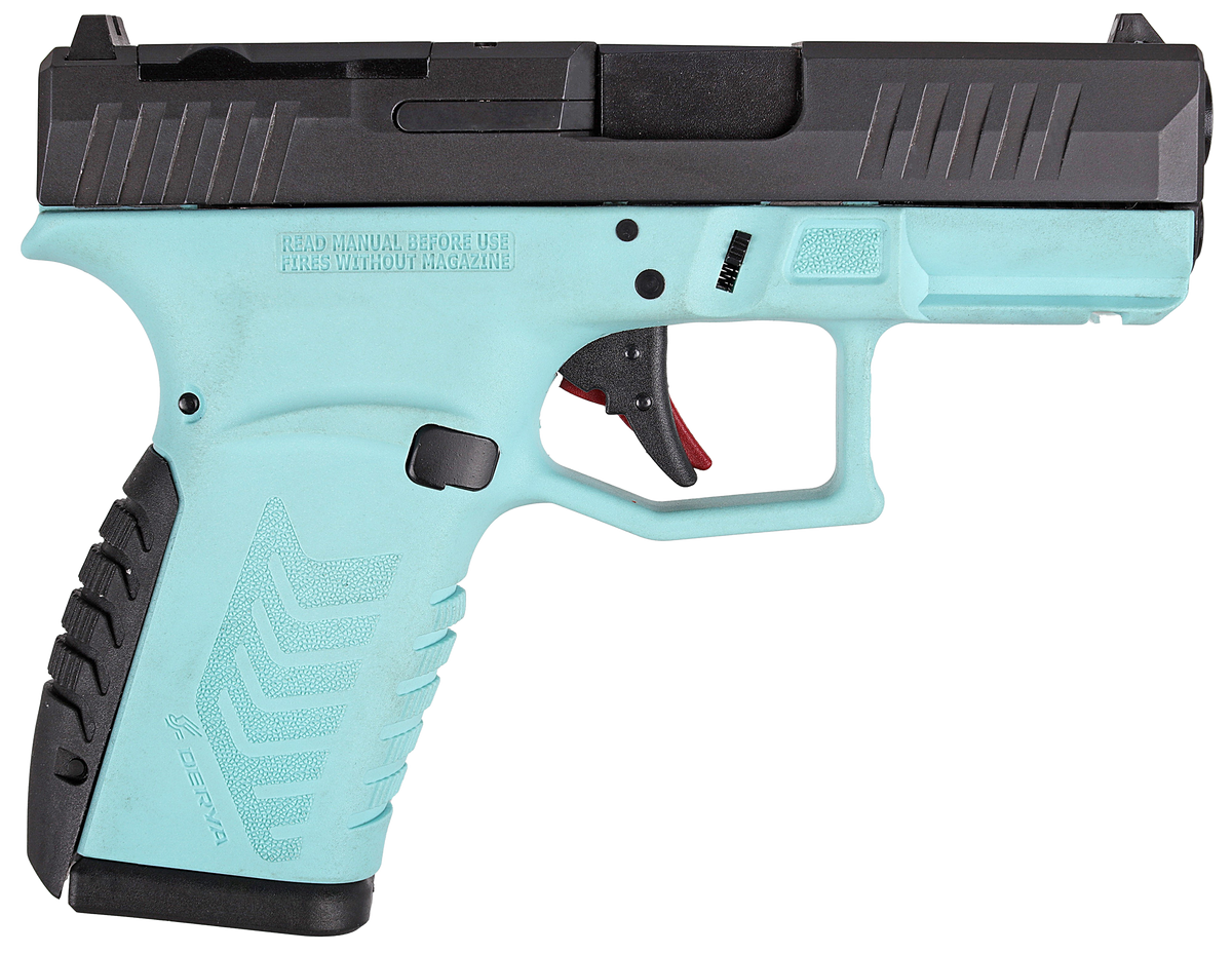 Derya Firearms DY9Z 9mm Luger 3.50" 15+1 Semi-Auto Pistol - Blue/Black