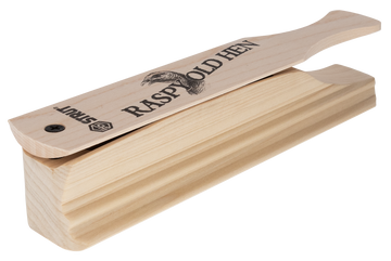 Hunters Specialties HS Strut Raspy Old Hen Turkey Box Call - Cherry/Maple Hardwood