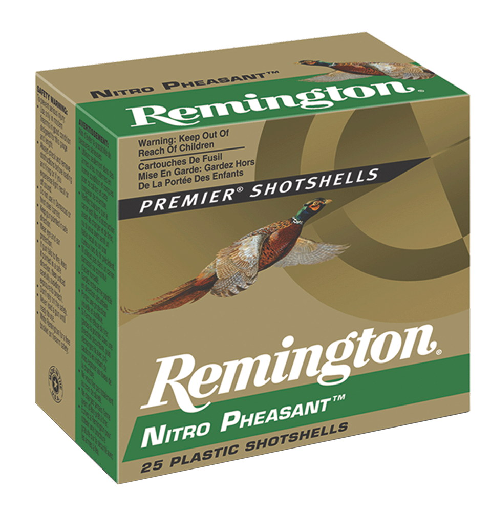Remington Ammunition Nitro Pheasant 12 Gauge 2.75" 1 3/8 oz #6 Shot 25 Rd - Box or Case