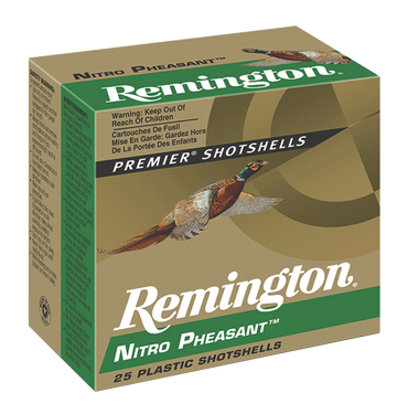 Remington Ammunition Nitro Pheasant 12 Gauge 2.75" 1 3/8 oz #6 Shot 25 Rd - Box or Case