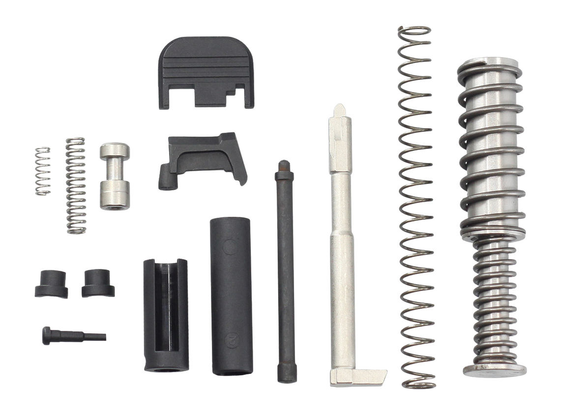 JE Machine Tech TS-SPKG26 Glock 26 Gen 3-4 Slide Parts Kit - Stainless Steel Guide Rod