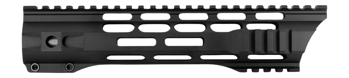 JE Machine Tech AR-15 10\" M-LOK Clamp-On Free Float Handguard - Black
