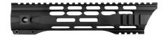 JE Machine Tech AR-15 10\" M-LOK Clamp-On Free Float Handguard - Black