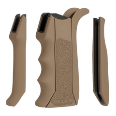 Hogue 13043 Modular Overmolded Pistol Grip Flat Dark Earth Rubber - AR-15/M16