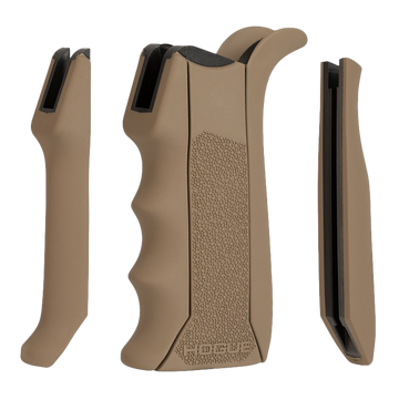 Hogue 13043 Modular Overmolded Pistol Grip Flat Dark Earth Rubber - AR-15/M16