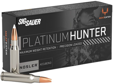 Sig Sauer Platinum Hunter 270 Win 150gr AccuBond Ballistic Tip Rifle Ammo - Box or Case