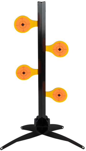 Birchwood Casey World of Targets Dueling Tree 3.5" Rimfire Steel Target - Orange/Yellow