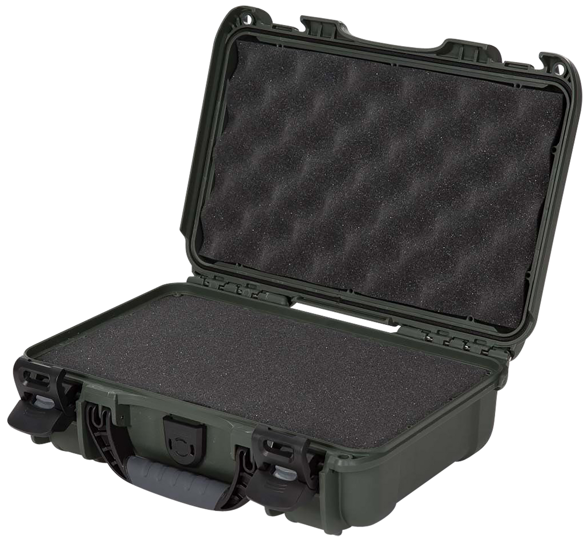 Nanuk 909 Waterproof Hard Case Olive Resin Cubed Foam 11.44 x 7 x 3.68 in