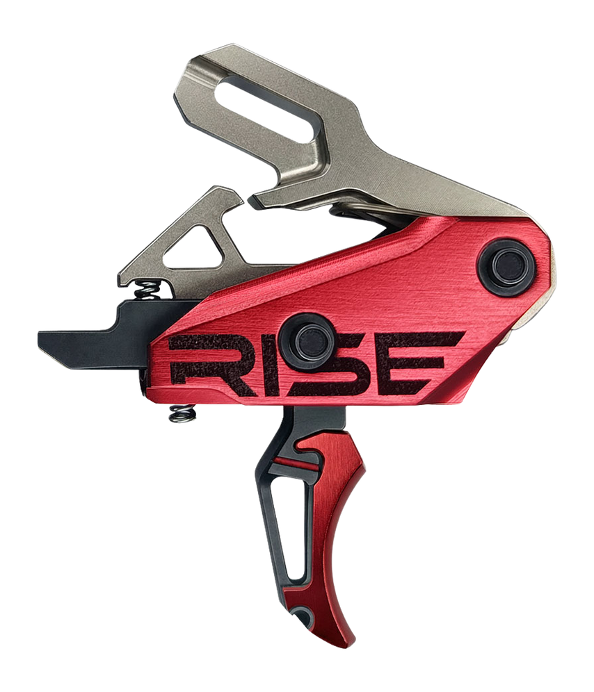 Rise Armament REV 535 3-3.5 lb Drop-In AR-15 Trigger - Black/Red