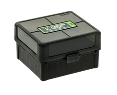 Frankford Arsenal Hinge-Top Ammo Box 100-Round 204 Ruger / 223 Rem / 300 Win Mag Black Polymer
