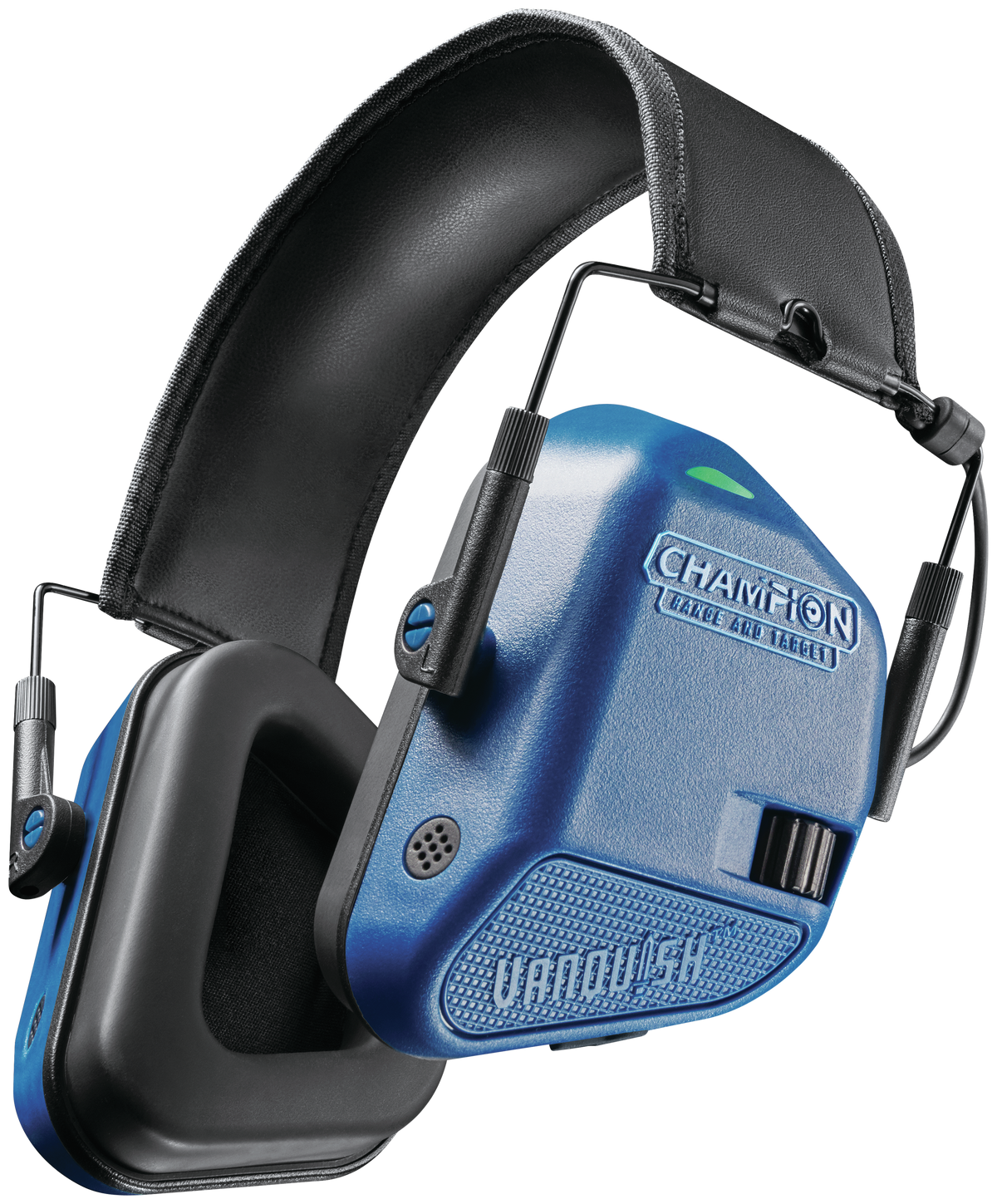 Champion Targets Vanquish Electronic Earmuff 22 dB Over the Head Blue/Black