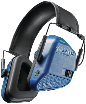 Champion Targets Vanquish Electronic Earmuff 22 dB Over the Head Blue/Black