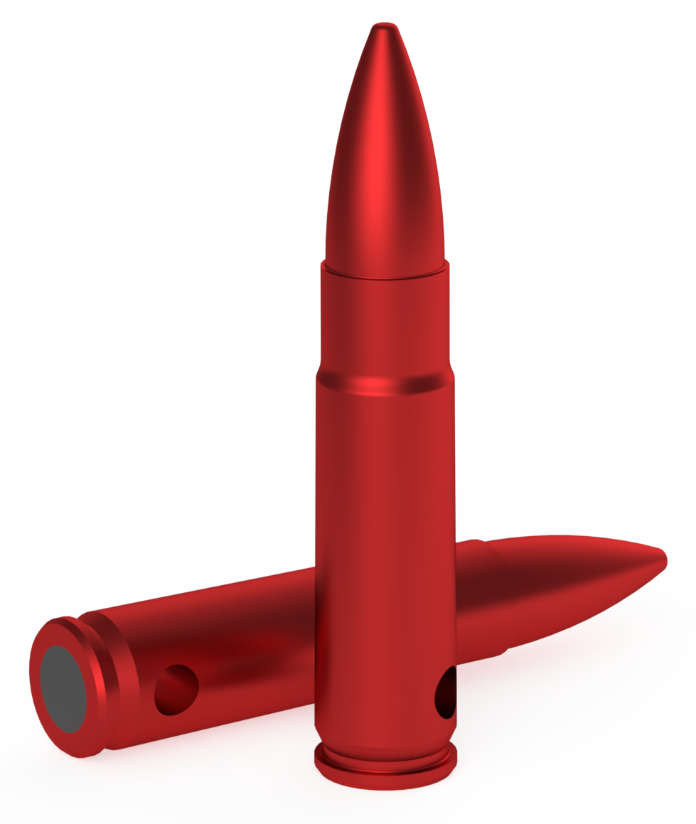 Birchwood Casey Duracap Training Rounds .300 Blackout 6-Pack Aluminum Dummy Rounds