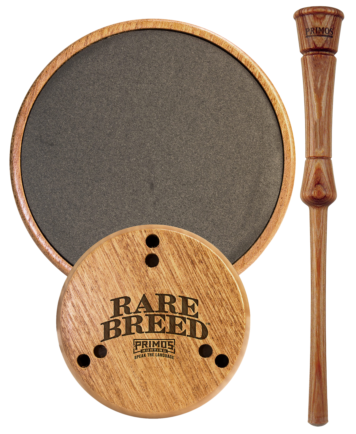 Primos Rare Breed Slate Friction Pot Call Natural Wood Cup