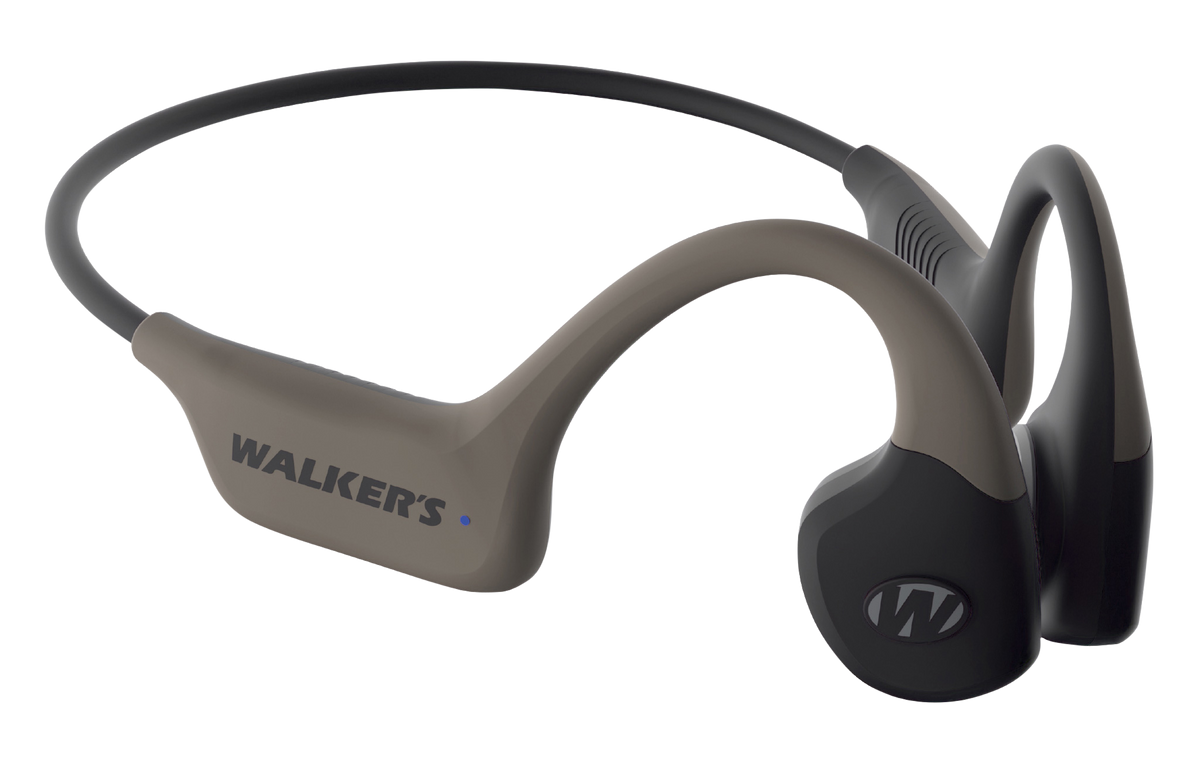 Walkers Game Ear Raptor Bone Conduction Behind the Head Hearing Enhancer Black