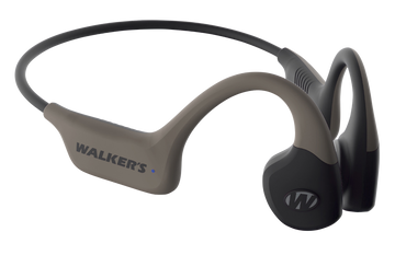 Walkers Game Ear Raptor Bone Conduction Behind the Head Hearing Enhancer Black