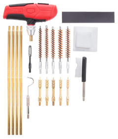 Birchwood Casey 21-Piece Rifle Cleaning Kit Multi-Caliber - Black / Red