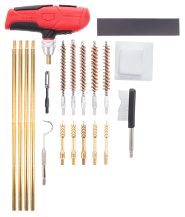 Birchwood Casey 21-Piece Rifle Cleaning Kit Multi-Caliber - Black / Red