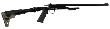 Crickett KSA2180 Precision 22 LR 16.13" 1-Rd Bolt Action Rifle - Blued Steel, Black Adjustable Stock