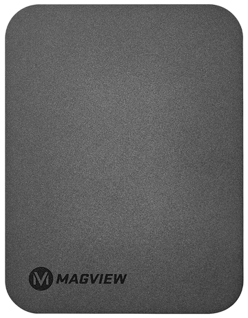 Magview Wireless Charging Phone Plate 2.5" x 3.25" 3-Pack - Matte Black