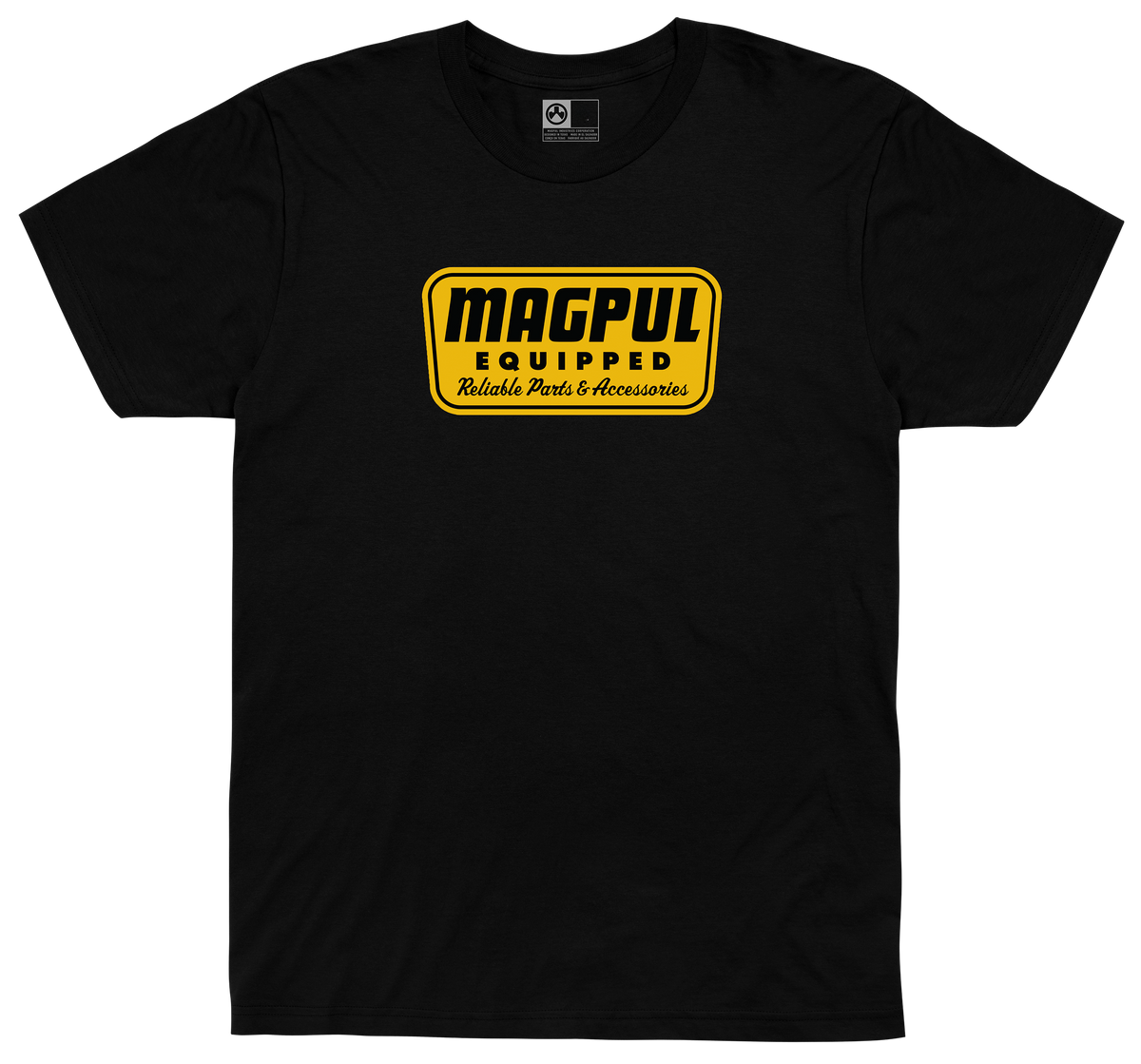 Magpul Industries Equipped Blend Black Cotton/Polyester Short Sleeve T-Shirt - 4XL