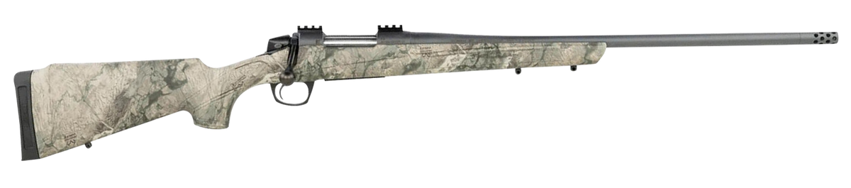 CVA Cascade 300 Win Mag 24" 3+1 Bolt-Action Rifle - Sniper Gray Cerakote Realtree Rockslide