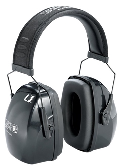 Howard Leight Leightning L3 30 dB NRR Over the Head Black Passive Earmuff
