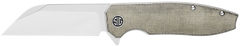 Sig Sauer Knives KA7SG Karak 3.25" Folding Wharncliffe Plain Black PVD Nitro-V Blade Green Micarta Handle
