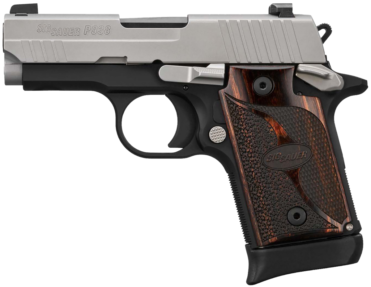 Sig Sauer P938 Two-Tone 9mm Luger 3" 7+1 SAO Pistol - Ambidextrous Safety