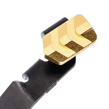 Tyrant CNC Extended Slide Release for Glock 42/43/43X/48 9mm - 6061 Aluminum - Gold