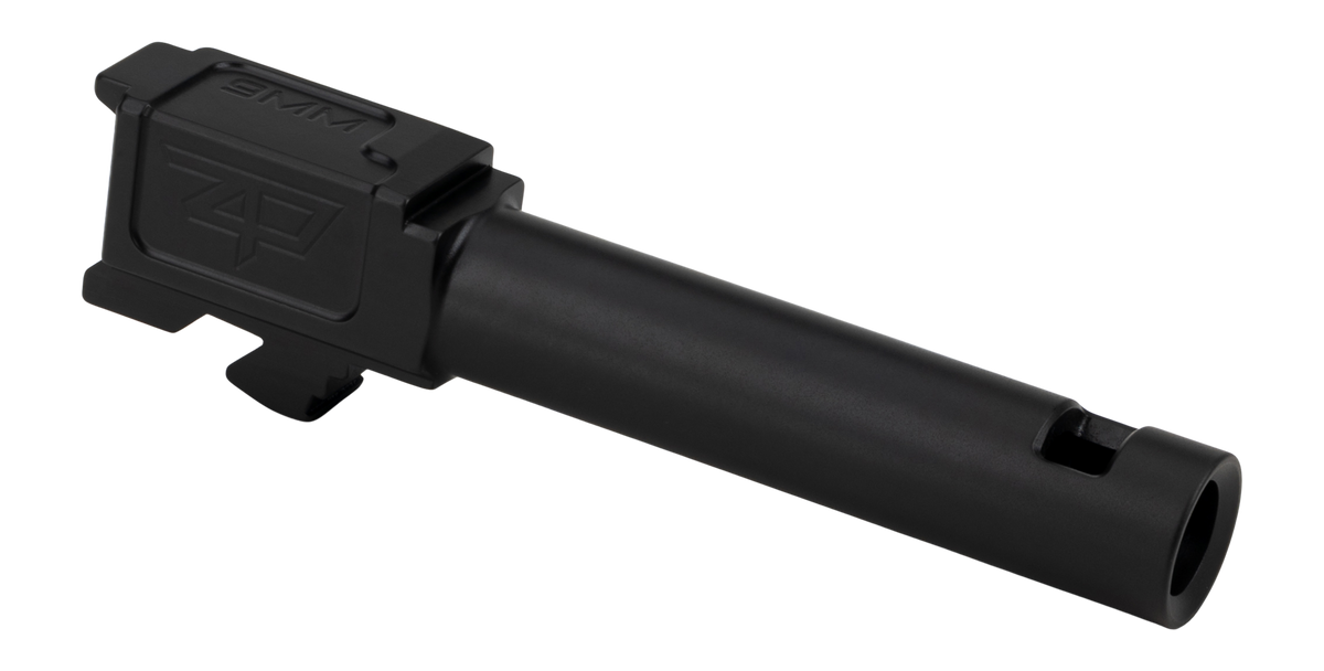 Zaffiri Precision IBS 9mm Luger Ported Barrel Black Nitride - Fits Glock 19 Gen 3/4