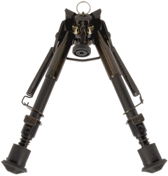 Allen 2207 Bozeman Rifle Bipod Black Aluminum 6-9" Vertical Adjustment Sling Swivel Mount