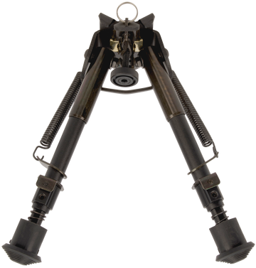 Allen 2207 Bozeman Rifle Bipod Black Aluminum 6-9" Vertical Adjustment Sling Swivel Mount