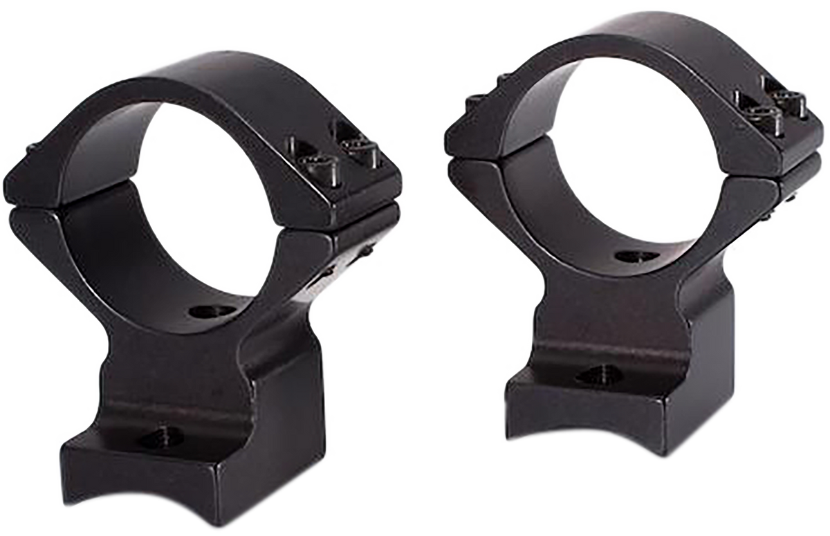 Talley 94X719 Scope Mount/Ring Combo 1" Medium Rings Black Anodized - Savage Round Receiver w/Accutrigger