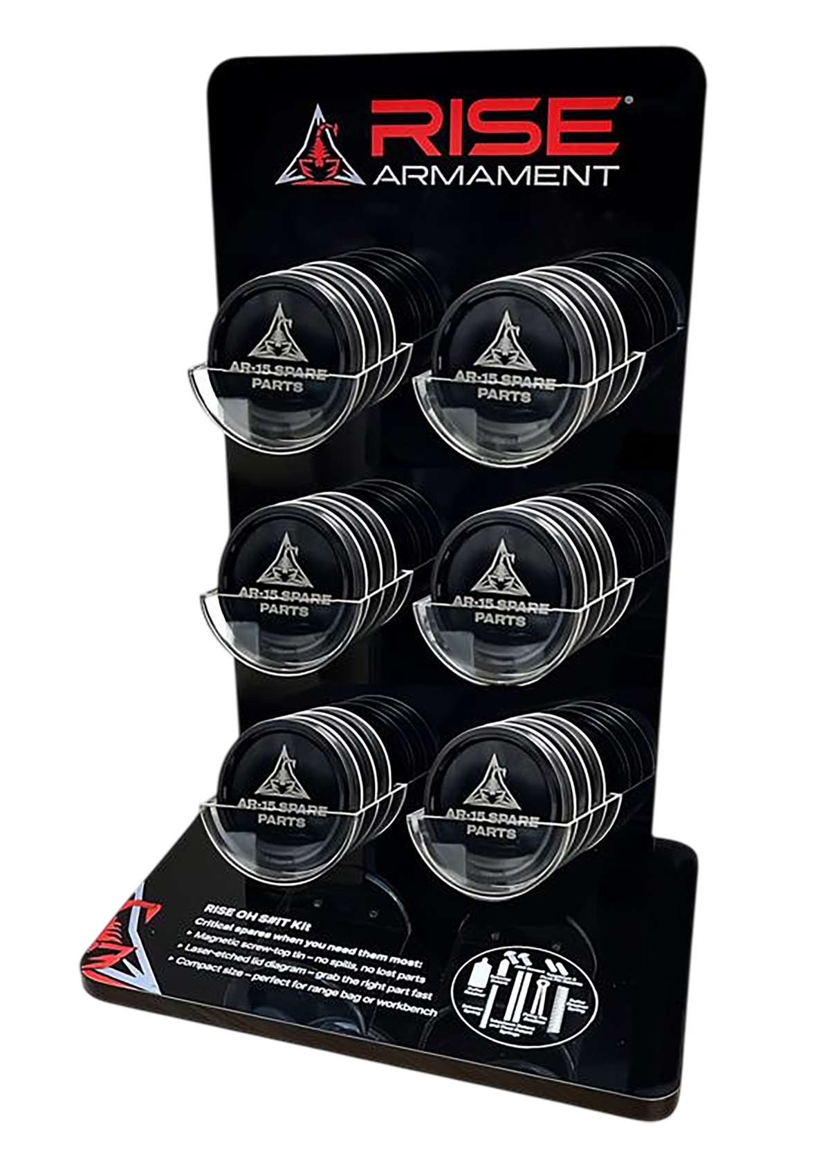 Rise Armament RAOSKDISPLAY Oh S#it Kit Spare Parts 18-Kit Display