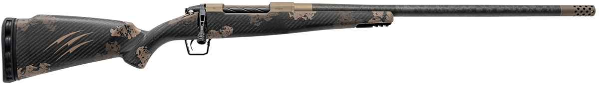 Fierce Firearms Carbon Rogue 300 PRC 22" 3+1 Bolt-Action Rifle - Smoked Bronze / Sniper Orange